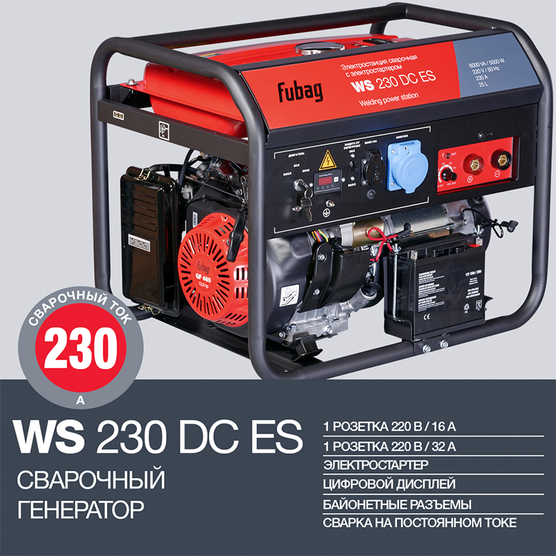 Сварочный агрегат FUBAG WS 230 DC ES